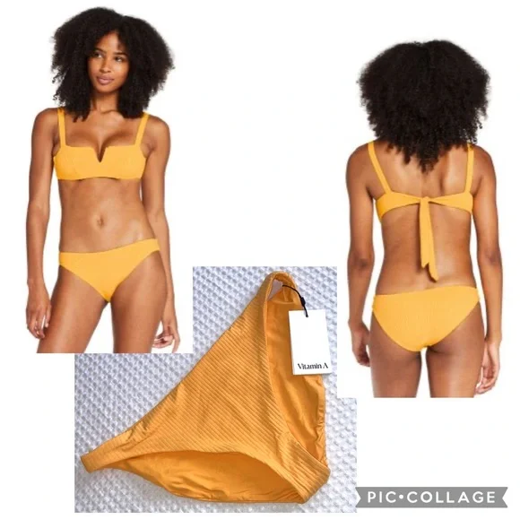 Ribbed bikini bottoms shop